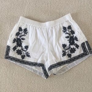 Embroidered JCrew Shorts